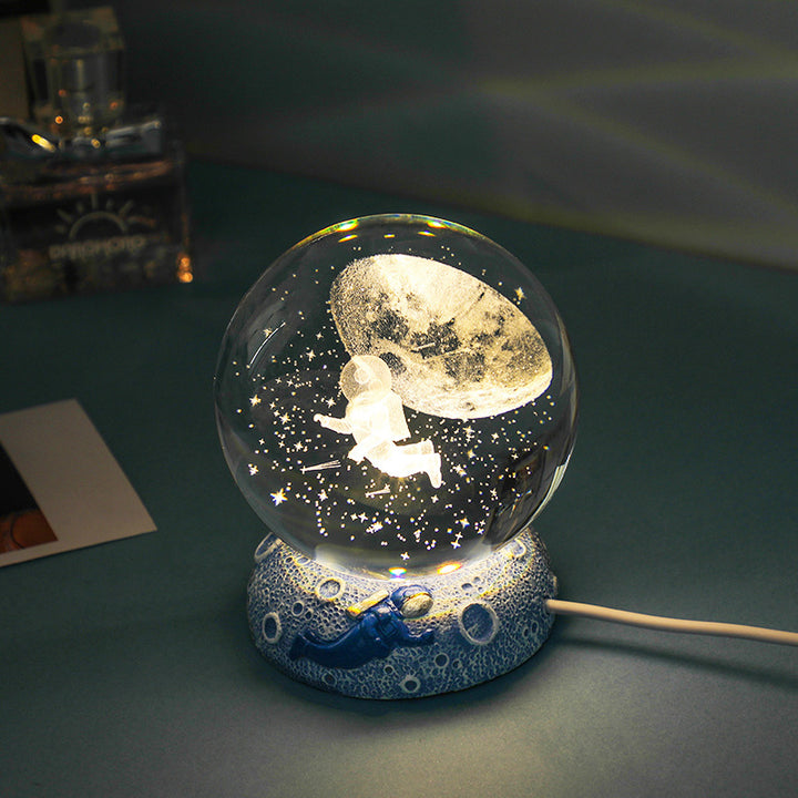 Creative Crystal Ball Small Night Lamp Luminous Base