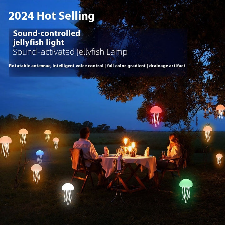 Voice Control Jellyfish Lamp